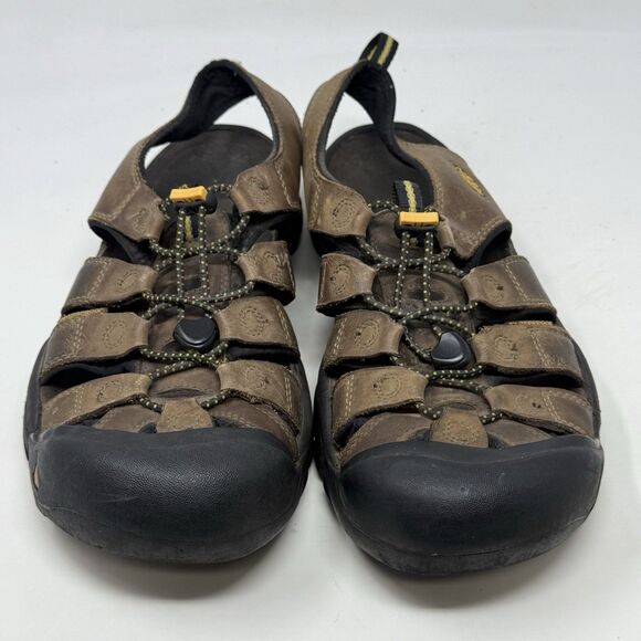 Keen Newport H2 Fisherman Sandals Mens 11 Brown Leather Hiking Waterproof Shoes main image 15